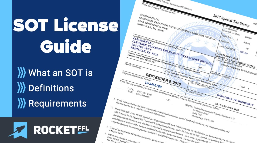 SOT License Guide