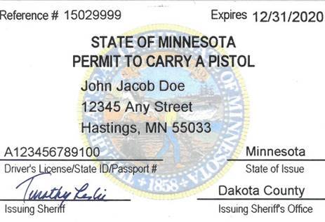 Minnesota Handgun Carry Permit No Longer Alternative to NICS Background