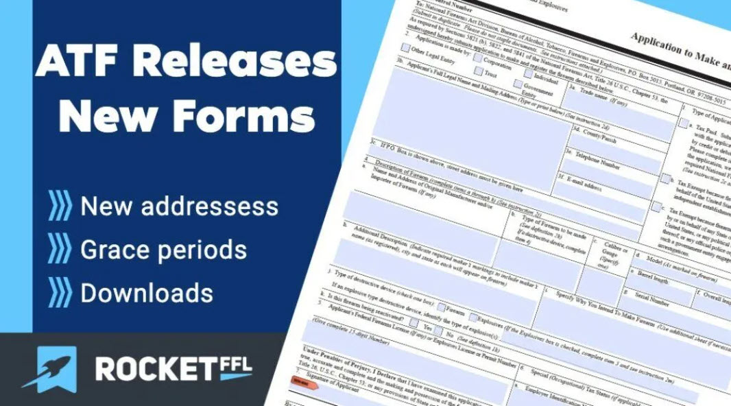 New ATF Forms Released – FFL & SOT